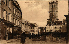 Mantes-sur-Seine - Place du Marche-au-Ble