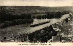 Mantes - Panorama sur la Seine