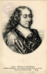 Abbaye de Port-Royal Blaise Pascal ne a Clermont-Ferrand en 1623