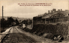 Vallée de Chevreuse - Chevreuse - Route de Paris et Chateau à Chevreuse