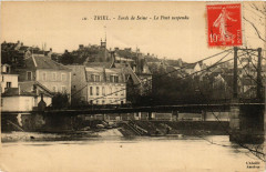 Triel - Bords de Seine - Le Pont suspendu