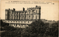 Saint-Germain-en-Laye - Le Chateau (Xvi siecle) - Facade est à Saint-Germain-en-Laye