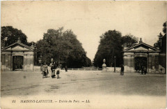 Maisons-Laffitte - Entrée du Parc à Maisons-Laffitte