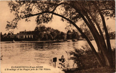 Elisabethville-sur-Seine L'Ermitage et les Plages pres de l'Ile.. -
													78 Yvelines
												