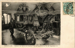 Versailles - Voiture du Sacre de Charles X et du bapteme du fils.. à Versailles