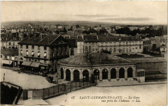Saint-Germain-en-Laye - La Garer vue prise du Chateau à Saint-Germain-en-Laye