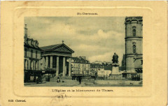 Saint-Germain - L'Eglise et le Monumen de Thiers