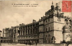 Saint-Germain-le-Laye - Le Chateau - Facade tuterate et Tour de