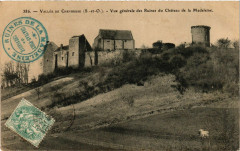 Vallée de Chevreuse - Vue générale des Ruines du Chateau à Chevreuse