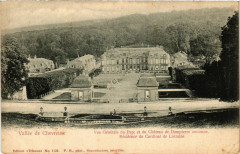 Vallée de Chevreuse - Vue générale du Parc et du Chateau de à Chevreuse