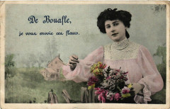 De Bouafle je vous envoie ces fleurs à Bouafle