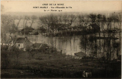 Crue de la Seine Port-Marly-Vue d'Ensemble de l'Ile-Le 1 Fevr.1910