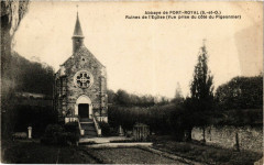 Abbaye de Port-Royal - Ruines de l'Eglise (Vue prise du