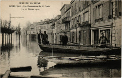 Crue de la Seine - Bougival - Les Pontonniers du 1er Genie à Bougival