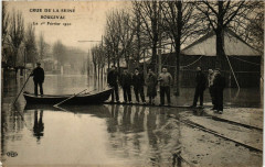 Crue de la Seine - Bougival - Le 1er Fevrier 1910 à Bougival