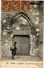 Triel - L'Eglise - La porte de la Nef