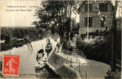 Villennes - La Seine - Vue prise du Vieux Pont -
													78 Yvelines
												