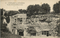 Conflans-Sainte-Honorine-Entrée d'une Champignonniére à Conflans-Sainte-Honorine