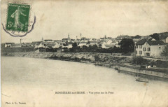 Bonnieres-sur-Seine-Vue prise sur le Pont