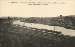 Andresy-Panorama sur la Vallée-Au loin le Confluent de l'Oise à Andrésy