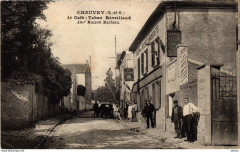 Chauvry Le Café-Tabac Réveillaud Maison Mathieu à Chauvry