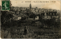 Pontoise - Vue prise du Haut Saint-Martin à Pontoise