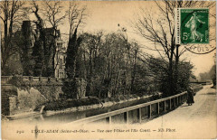 Isle-Adam - Vue sur l'Oise et l'Ile Conti