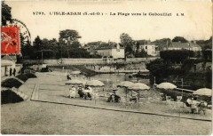 L'Isle-Adam - La Plage vers le Gabouillet -
																					95290 L'Isle-Adam
																			
