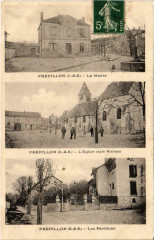 Prepillon - La Mairie, L'Eglise style roman, Les Pavillons