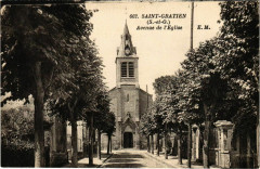 Saint-Gratien - Avenue de l'Eglise à Saint-Gratien