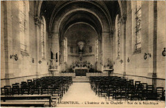 Argenteuil - L'Interieur de la Chapelle -
																					95100 Argenteuil
																			