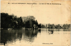 Lac d'Enghien Au loin la Village de Montorency