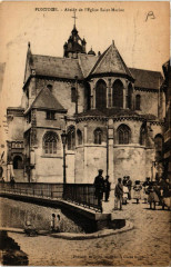 Pontoise - Abside de l'Eglise Saint-Maclou -
																					95000 Pontoise
																			