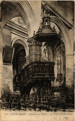 L'Isle-Adam - Intérieur de l'Eglise - La Chaire (Xvii siécke) -
																					95290 L'Isle-Adam
																			