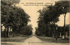Villiers-sur-Marne - Coeuilly - Avenue du Val-Roger et le Cháteau -
													95 Val d'Oise
												
