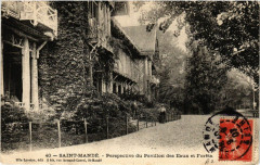 Saint-Mandé - Perspective du Pavillon des Eaux et Foréts