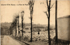 (Guerre 1914) Rony - La Rue de Paris -
													95 Val d'Oise
												