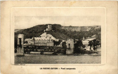 La Roche-Guyon - Pont suspendu à La Roche-Guyon