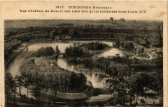 Vincennes Hist. - Vue Générale du Bois et des Lacs tels qu'ils ... -
													95 Val d'Oise
												
