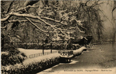 Enghien-les-Bains -  Paysage d'Hiver - Bord du Lac -
																					95880 Enghien-les-Bains
																			