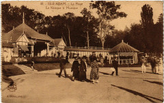 L'Isle-Adam - La Plage - Le Kiosque a Musique à L'Isle-Adam
