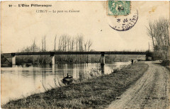 L'Oise Pittoresque -Cergy - Le pont vu d'amont à Cergy