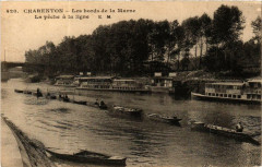Charenton Les Bords de la Marne La Peche a la ligne