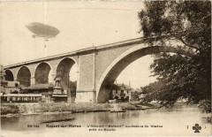 Nogent-sur-Marne L'Aeronef Malecot au dessus du Viaduc à Nogent-sur-Marne