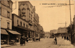 Nogent-sur-Marne La Grande Rue à Nogent-sur-Marne