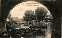 Joinville-le-Pont vue de la Marne prise du Pont à Joinville-le-Pont