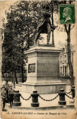 Choisy-le-Roi Statue de Rouget de l'Isle à Choisy-le-Roi