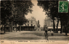 Choisy-le-Roi Avenue Gambetta et Statue de Rouger de l'Isle -
																					94600 Choisy-le-Roi
																			