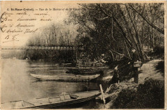 St-Maur-Creteil - Vue de la Marne et de la Passerelle -
																					94000 Créteil
																			