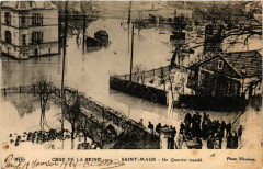 Saint-Maur - Un Quartier inonde